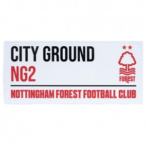 Nottingham Forest FC Street Sign | Nottingham Forest FC Merchandise 