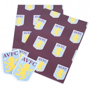 Aston Villa FC Gift Wrap Pack | Aston Villa FC Merchandise