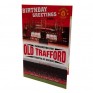 Manchester United FC Birthday Card Pop Up Stadium