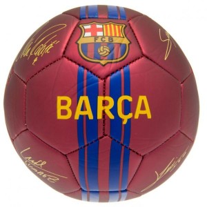 FC Barcelona Size 5 Signature Football | Footballs | English Premier League Club Footballs | FC Barcelona Merchandise