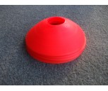 Orange Disc Cones Set of 10