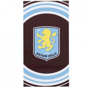 Aston Villa  FC Beach Towel Pulse Style | Aston Villa FC Merchandise