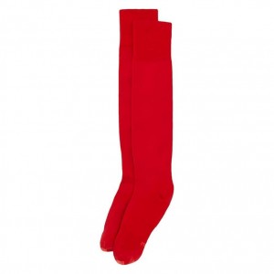 Mitre Football Socks Scarlet (Red) Childs Size 3 to 6 UK | Clearance Bargains | Socks