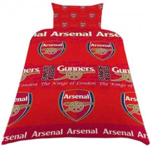 Arsenal FC Single Duvet Cover and Pillowcase | Arsenal FC Merchandise
