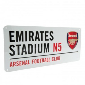 Arsenal FC Emirates Stadium Street Sign | Arsenal FC Merchandise