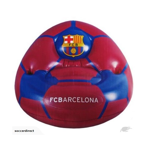 FC Barcelona Inflatable Chair FC Barcelona Merchandise Soccer Direct