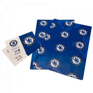 Chelsea FC Gift Wrap Pack | Chelsea FC Merchandise