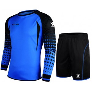 Kelme Goalkeeper Shirt and Short Set Adult Size Small Neon Blue/Black | Goalkeepers Equipment | Goalkeepers Shirts, Shorts and Pants 
