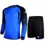 Kelme Goalkeeper Shirt and Short Set Adult Size Small Neon Blue/Black