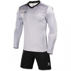 Kelme Goalkeeper Shirt and Short Set Adult Size Xtra Small Grey/Black | Goalkeepers Equipment | Goalkeepers Shirts, Shorts and Pants 