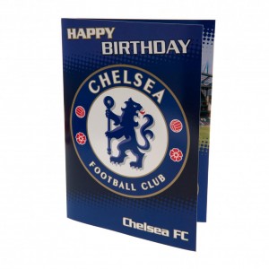 Chelsea FC Musical Birthday Card | Chelsea FC Merchandise