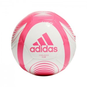 Adidas Starlancer Club Size 5 Football White/Pink | Footballs | Match and Training Balls