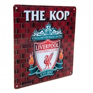 Liverpool FC The KOP Metal Sign | Liverpool FC Merchandise