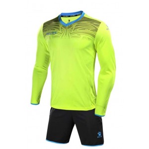 Kelme Goalkeeper Shirt and Short Set Adult Size Large Yellow/Grey | Goalkeepers Equipment | Goalkeepers Shirts, Shorts and Pants 