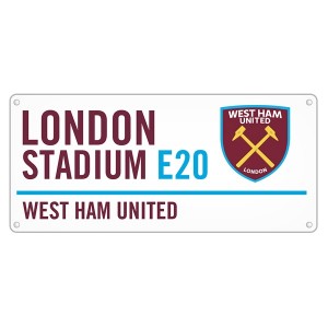 West Ham United FC London Stadium Street Sign | West Ham United FC Merchandise