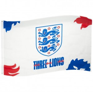 England FA Three Lions Wall Flag | England FA Merchandise