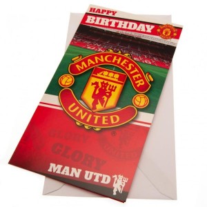 Manchester United FC Birthday Card | Manchester United FC Merchandise