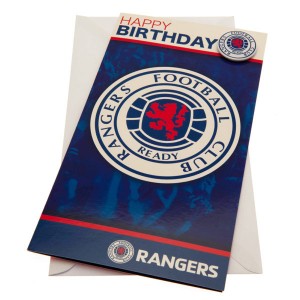 Rangers FC Birthday Card and Button Badge | Rangers FC Merchandise