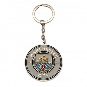 Manchester City FC  Crest Keyring | Manchester City FC Merchandise