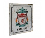 Liverpool FC Retro Club Logo Sign