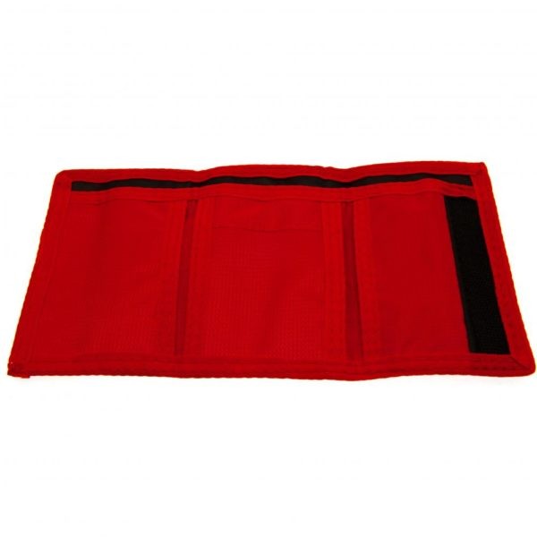 Official MANCHESTER UNITED FC Fade Design Wallet, Red/Black, One Size, Fading, Red/ Black, One Size, Blur