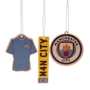 Manchester City FC Air Freshener 3 Pack | Manchester City FC Merchandise