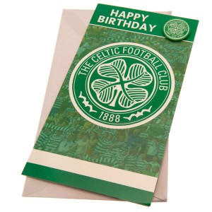 Celtic FC Birthday Card and Button Badge | Celtic FC Merchandise