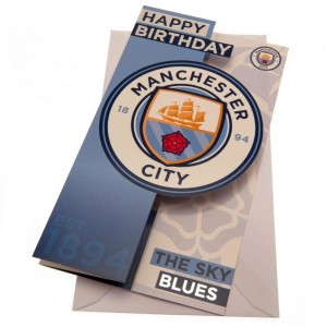 Manchester City FC Birthday Card | Manchester City FC Merchandise