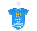 Manchester City FC Baby on Board Sign (Car Window Sign)
