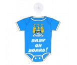 Manchester City FC Baby on Board Sign (Car Window Sign)