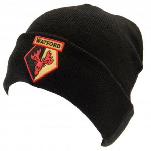 Watford FC Football Beanie (Knitted Hat) | Watford FC