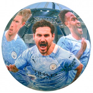 Manchester City  FC Players Photo Football Size 5 | English Premier League Club Footballs | Manchester City FC Merchandise