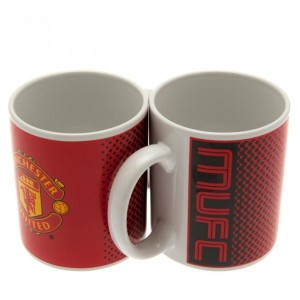 Manchester United FC Ceramic Mug  Fade MUFC | Manchester United FC Merchandise