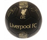 Liverpool FC Signature Football Size 5, Black and Gold